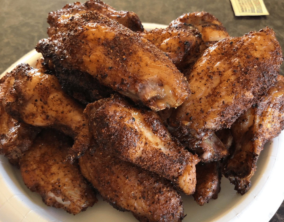 Pellet Smoked Dry Rub Chicken Wings Recipe - PelletSmoker.net